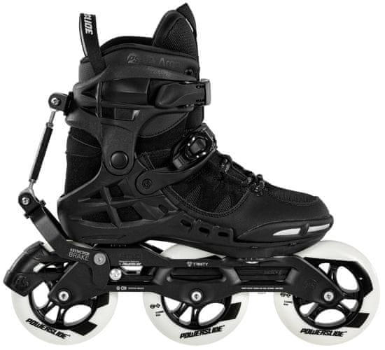 POWERSLIDE Kolečkové brusle Phuzion Argon Syncro Black 110 Trinity