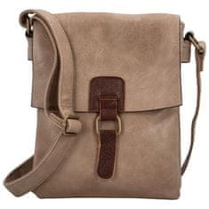 Paolo Bags Trendy dámská crossbody Jaylo, zemitá