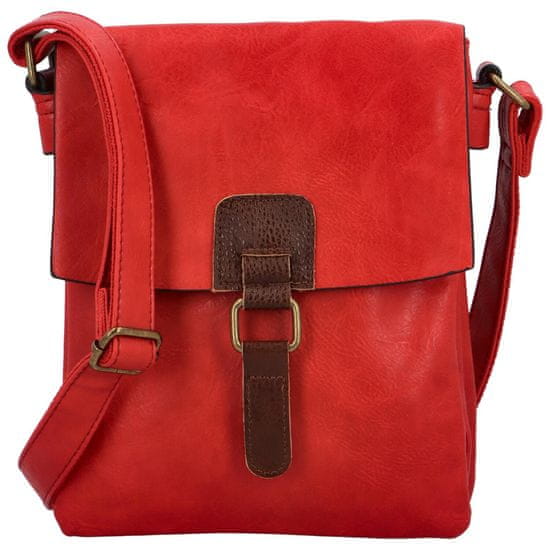 Paolo Bags Trendy dámská crossbody Jaylo, červená