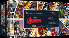 Puzzle UFT Marvel Avengers Napříč komiksovým vesmírem 9000 dílků - 9000 dílků