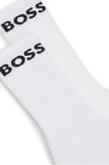 Hugo Boss 2 PACK - pánské ponožky BOSS 50469747-100 (Velikost 39-42)