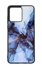 TopQ Kryt Marble Motorola Moto G84 5G pevný Smoky Blue 121031