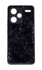 TopQ Kryt Marble Xiaomi Redmi Note 13 Pro+ 5G pevný Smoky Black 121022