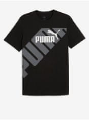 Puma Černé pánské tričko Puma Power Graphic Tee M