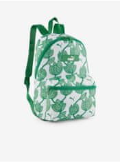 Puma Bílo-zelený dámský vzorovaný batoh Puma Core Pop Backpack UNI