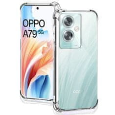 Techsuit Silikonové pouzdro se zesílenými hranami pro Oppo A79 5G - Transparentní KP30968