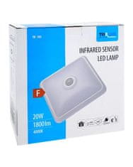 HADEX Stropní světlo LED TR-76S s PIR čidlem, 230V/20W, TRIXLINE