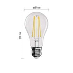 Emos LED žárovka Filament A60 / E27 / 7,8W (75W) / 1060 lm / teplá bílá