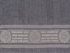 sarcia.eu Šedý bavlněný ručník se zlatou výšivkou, ručník 48x100 cm 2