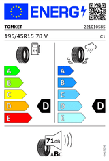 TOMKET SPORT 3 195/45 R15 V78