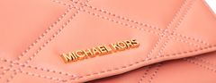 Michael Kors dámská prošívaná peněženka Sherbert lososově růžová