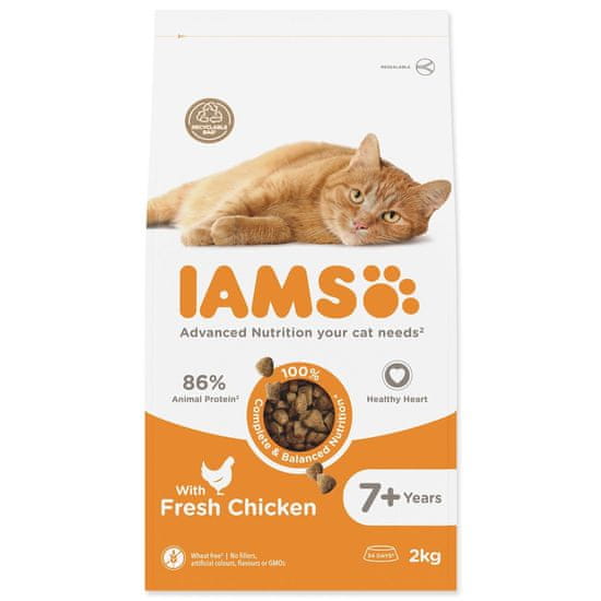 IAMS Krmivo Cat Senior Chicken 2kg