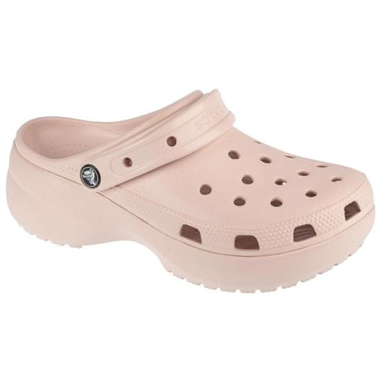 Crocs Dřeváky béžové Classic Platform Clog