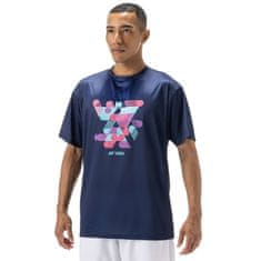Yonex Tričko tmavomodré M Unisex Practice T-shirt