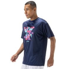 Yonex Tričko tmavomodré M Unisex Practice T-shirt