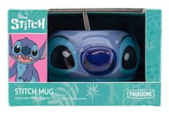 CurePink Keramický 3D hrnek Disney|Lilo & Stitch: Hlava Stitche (objem 450 ml)