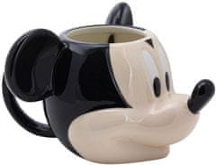 CurePink Keramický hrnek Disney|Mickey Mouse: Obličej Myšáka Mickeyho (objem 400 ml)