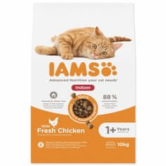 IAMS Krmivo Cat Adult/Senior Indoor Chicken 10kg