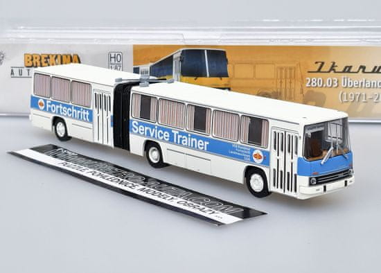 Brekina Brekina Ikarus 280.03 (1976) Fortschritt Service - Modrá/Bílá Brekina 1:87