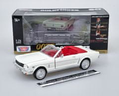 Motor Max Motormax Ford Mustang Convertible (1964) James Bond series - Bílá Motormax 1:24