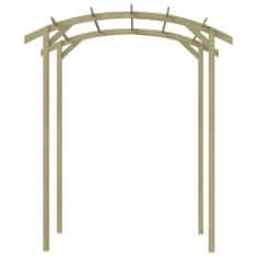 Vidaxl Zahradní pergola impregnovaná borovice 180 x 197 x 210 cm