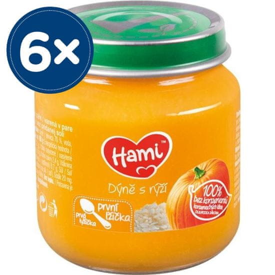 Hami Dýně s rýží - 6 x 125g