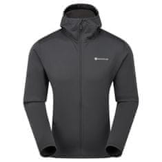 Montane Pánská mikina na zip Montane Fury Lite Hoodie midnight grey|M