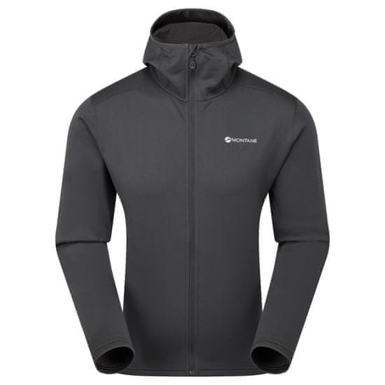 Montane Pánská mikina na zip Montane Fury Lite Hoodie midnight grey|M