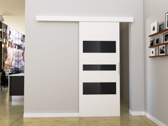 Veneti Interiérové dveře na stěnu BARRET 3 - 86 cm, bílé