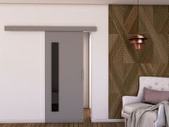 Veneti Interiérové dveře na stěnu BARRET 7 - 96 cm, šedé
