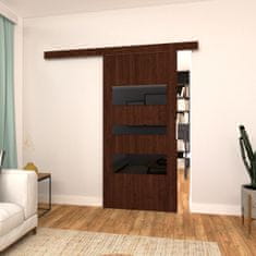 Veneti Interiérové dveře na stěnu BARRET 3 - 96 cm, wenge