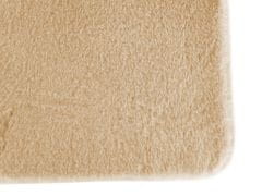 Euromat Koberec pro koupelnu LOMBOK 50x80 Euromat fluffy beige