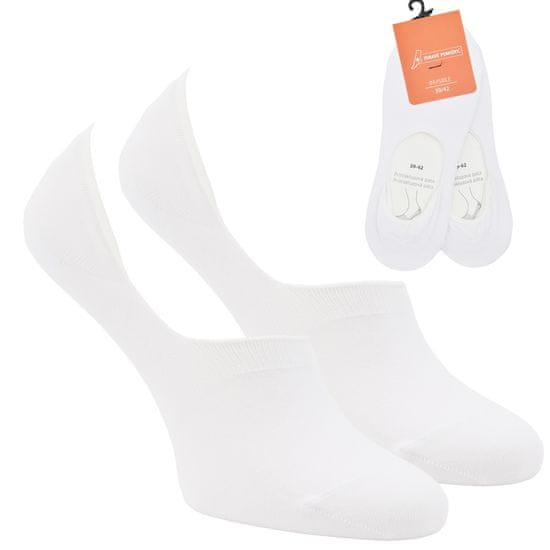 Zdravé Ponožky unisex neviditelné bavlněné ponožky se silikonem 9800122 2-pack