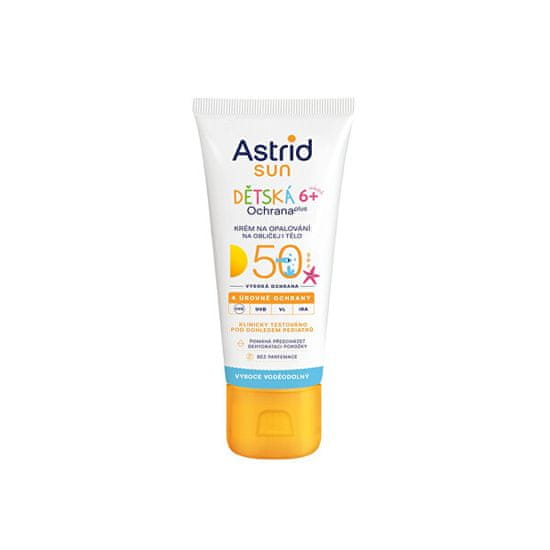 Astrid Dětský krém na obličej a tělo na opalování SPF 50 Sun 75 ml