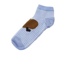 Pesail Bambusové kotníkové ponožky 3 pack různé barvy 35-38