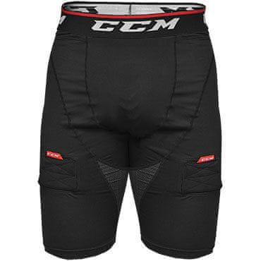 CCM Kraťasy se suspenzorem Compression Shorts Jock JR 2022