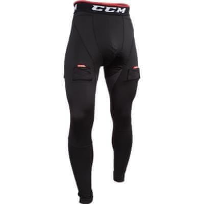 CCM Kalhoty se suspenzorem Compression Pant Jock JR