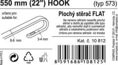 Compass Stěrač FLAT BULK (HOOK) 22"/550mm