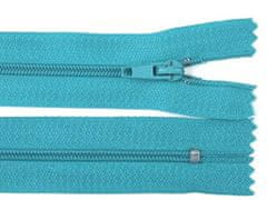 Kraftika 1ks 205 modrá dětská spirálový zip šíře 3 mm délka 40 cm