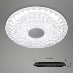 BRILONER BRILONER LED stropní svítidlo, pr. 51 cm, 60 W, čirá BRILO 3354-010