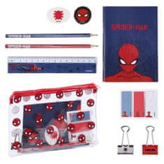 CurePink Set školních potřeb Marvel: Spiderman (22 x 14 cm)