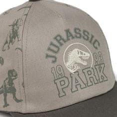 CurePink Dětská baseballová kšiltovka Jurassic Park|Jurský Park: 1993 Logo (obvod 53 cm)