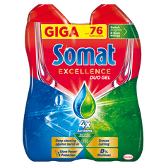 Somat Excellence Duo gel do myčky Anti-Grease 76 mytí