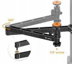 ULANZI Připevnění Stativ Držák Otočné rameno pro fotoaparát Kamery Svítidla Ulanzi LS21C