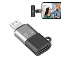 Puluz Adaptér Redukce z Apple Lightning iPhone na USB-C USB Type-C