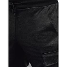 Dstreet Pánské bojové teplákové kalhoty ITA černé ux4373 XL