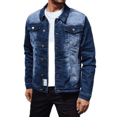 Dstreet Pánská džínová bunda LOKKA tmavě modrá tx4698 S