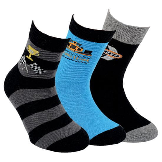 RS dětské chlapecké bavlněné vzorované ponožky 2087222 3pack