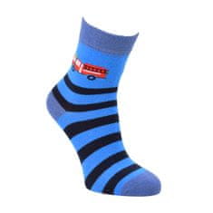RS dětské bavlněné elastické vzorované ponožky hasič 8101322 3pack, 35-38