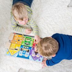 Melissa & Doug Dřevěná deska se zámky